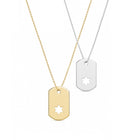 Star of David ID Tag Necklace