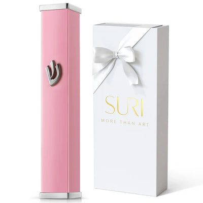 Candy Mezuzah – Blush Pink with Subtle Grooved Design (Copy) 