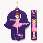 Custom Ballerina Theme Mezuzah & Hamsa Set