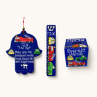 Custom Cars & Trucks Hamsa, Mezuzah & Tzedakah Box Set