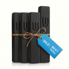 4 Mezuzah Case Set | 1 XL Entrance + 3 L Room Mezuzah Cases | Free Shipping [Timeless]