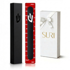 Pure Black Stainless Steel Mezuzah Case | Sweetheart