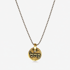 Bronze Conquer Addictions Pendant Necklace