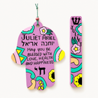 Custom Hand-Painted Hamsa & Mezuzah Set