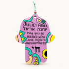 Custom Hand-Painted Floral Hamsa