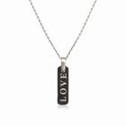 Ahavah Love Bar Pendant Necklace