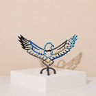 Soaring Eagle Hand-Painted Enamel Sculpture