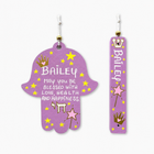 Personalized Princess Hamsa & Mezuzah Gift Set
