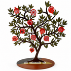 Pomegranate Blessing Tree Metal Table Décor