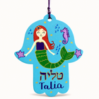 Personalized Mermaid Hamsa Baby Gift