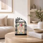Hebrew Gratitude Prayer Tabletop Metal Décor