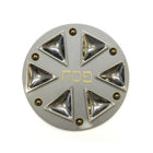 Contemporary Round Passover Seder Plate with Triangular Magnetic Cups