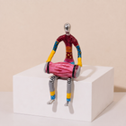 Colorful Rhythm Hand-Painted Enamel Art