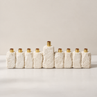 Raw Textured Concrete Hanukkah Menorah | STONE