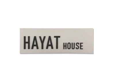 Personalized house sign made of gray concrete - HOUSE series (Copy)  Door sign + Mezuzah case + number sign