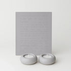 Modern Candle Lighting Set for Shabbat – Clean & Siena Series