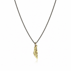 Bronze Am Yisrael Map Necklace