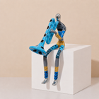 Blue Note Musician Enamel Sculpture