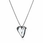 Sterling Silver Israel in My Heart Necklace
