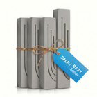 Set of 4 Mezuzah Cases | 1 XL Entrance Mezuzah Case + 3 Large Room Mezuzah Cases | Free Shipping | Glam