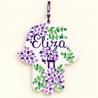 Personalized Floral Hamsa Baby Gift