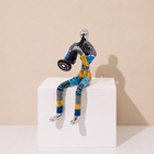 Rhythm in Blue Enamel Sculpture