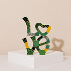 Love Embrace Hand-Painted Enamel Art