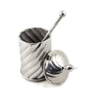 Twisted Honey Jar with Twisted Dipper