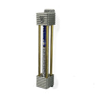 Ridged Square Wedding Shard Mezuzah