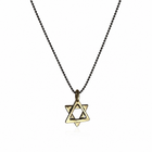Bronze Star of David Necklace