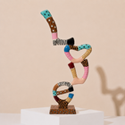 Love Mosaic Tower Enamel Art