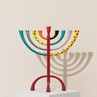 Artistic Hand-Crafted Enamel Menorah – The Classic Premium Series
