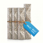 4 Mezuzah Case Set | 1 XL Entrance + 3 L Room Mezuzah Cases | Free Shipping [Wave]