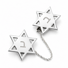 Michael Personalized Star of David Tallit Clips