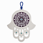 Floral Home Blessing Stainless Steel Hamsa