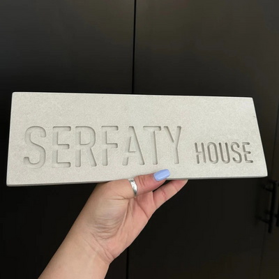 Modern Custom Door Decor – TailorMade Series  Name + "HOUSE" / Door Sign Only