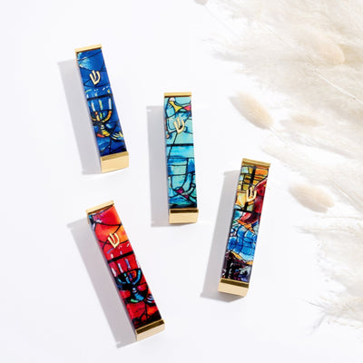 Chagall Mezuzah – Artistic Judaica with a Vibrant, Soulful Look 