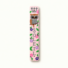 Customized Owl Floral Mezuzah Case