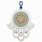 Floral Home Blessing Stainless Steel Hamsa