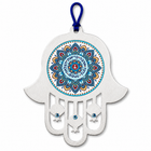 Mandala Blessings Stainless Steel Hamsa