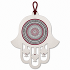Bilingual Home Blessing Mandala Stainless Steel Hamsa
