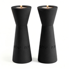 Modern Concrete Sabbath Candle Holders – Aura Series