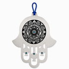 Hebrew Business Blessing Stainless Steel Hamsa