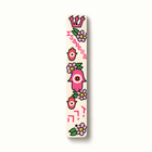 Customized Floral Hamsa Mezuzah Case