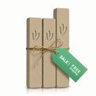 3 Mezuzah Case Set | 1 XL Entrance + 2 L Room Mezuzah Cases | Free Shipping [Street]