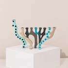 Organic Flow Enamel Menorah