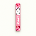 Customized Bunny Hearts Mezuzah Case