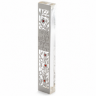 Shalom Pomegranate Acrylic Mezuzah Case