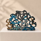 Coral Wave Enamel Napkin Holder