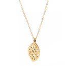 Oval Evil Eye Hamsa Necklace